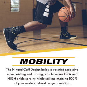 Ultra Zoom basketball ankle brace for mobility